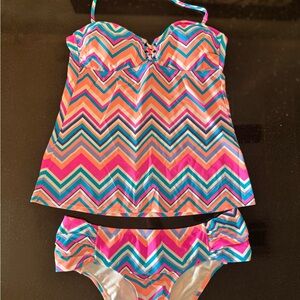 Arizona Jean Company Multicolor Chevron Swimwear